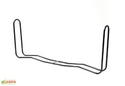 Porte-bûches En Acier Inoxydable – 244 Cm -Promos Jardin Garage Magasin bucher acier 1