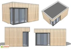 Promos Jardin Garage Magasin -Promos Jardin Garage Magasin bungalow design studio angle 365x375 vue3d