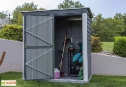 Remise De Jardin En Acier Galvanisé 203 X 116 Cm -Promos Jardin Garage Magasin cabane jardin acier galvanise