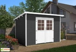 Abri De Jardin En Bois D’épicéa 219 Weka-Line T1 - 5,64 M² 6 Abri De Jardin En Bois D’épicéa 219 Weka-Line T1 - 5,64 M² -Promos Jardin Garage Magasin cabanon jardin bois 219 weka line t1 anthracite