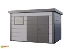 Abri De Jardin En Métal Eleganto Plus – 11,6 M² 7 Abri De Jardin En Métal Eleganto Plus – 11,6 M² -Promos Jardin Garage Magasin cabanon jardin metal eleganto plus gris