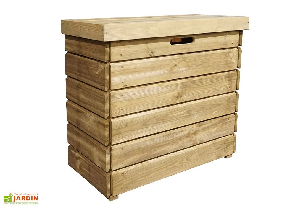 Cache Bouteille De Gaz En Bois Traité (2 Bouteilles) – Malo 1 Cache Bouteille De Gaz En Bois Traité (2 Bouteilles) – Malo