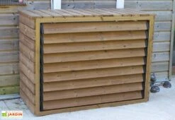 Cache Climatiseur Extérieur En Bois D’Épicéa Traité 132 X 58 X 147 Cm 6 Cache Climatiseur Extérieur En Bois D’Épicéa Traité 132 X 58 X 147 Cm -Promos Jardin Garage Magasin cache climatiseur exterieur bois epicea traite 132 x 58 x 147 cm