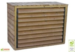 Cache Climatiseur Extérieur En Bois D’Épicéa Traité 132 X 58 X 147 Cm 7 Cache Climatiseur Extérieur En Bois D’Épicéa Traité 132 X 58 X 147 Cm -Promos Jardin Garage Magasin cache climatiseur exterieur bois epicea traite 132 x 58 x 147 cm 3