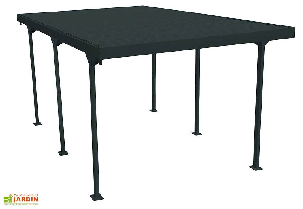 Carport En Acier Epoxy Anthracite 15 M2 Duramax Palladium 5 X 3 M 1 Carport En Acier Epoxy Anthracite 15 M2 Duramax Palladium 5 X 3 M