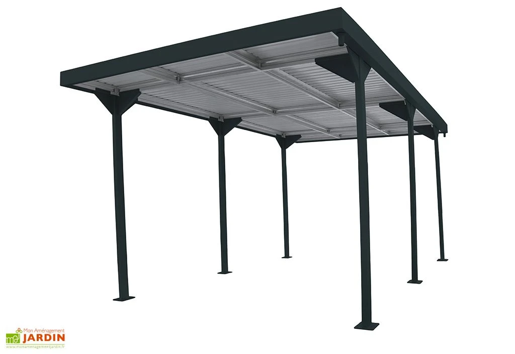 Carport En Acier Epoxy Anthracite 15 M2 Duramax Palladium 5 X 3 M 2 Carport En Acier Epoxy Anthracite 15 M2 Duramax Palladium 5 X 3 M – Image 2