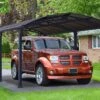 Carport En Aluminium Arcadia 5,07 X 3,59 M - Gris