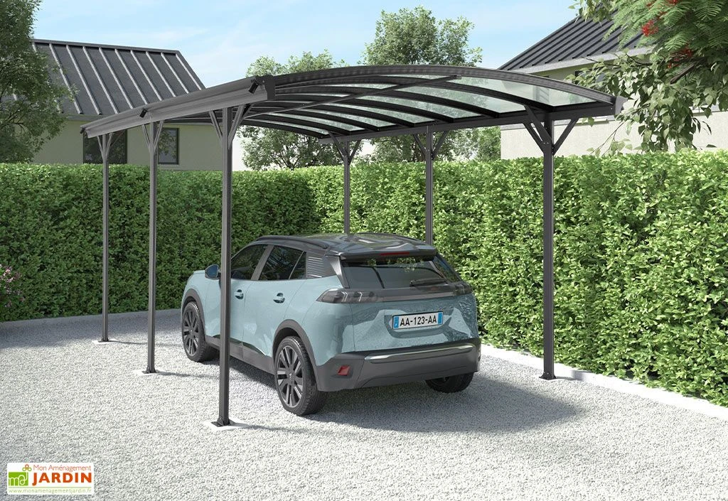 Carport Autoportant En Aluminium Et Polycarbonate 15 M² – Nora 1 Carport Autoportant En Aluminium Et Polycarbonate 15 M² – Nora
