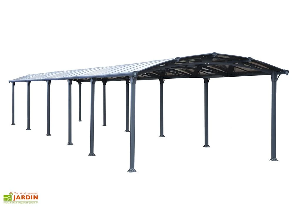 Carport En Aluminium Et Polycarbonate Arcadia 12700 46 M² 2 Carport En Aluminium Et Polycarbonate Arcadia 12700 46 M² – Image 2