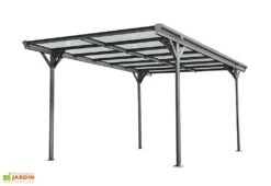 Carport Autoportant En Aluminium Et Polycarbonate 15 M² – Lola 6 Carport Autoportant En Aluminium Et Polycarbonate 15 M² – Lola -Promos Jardin Garage Magasin carport aluminium polycarbonate lola forest style