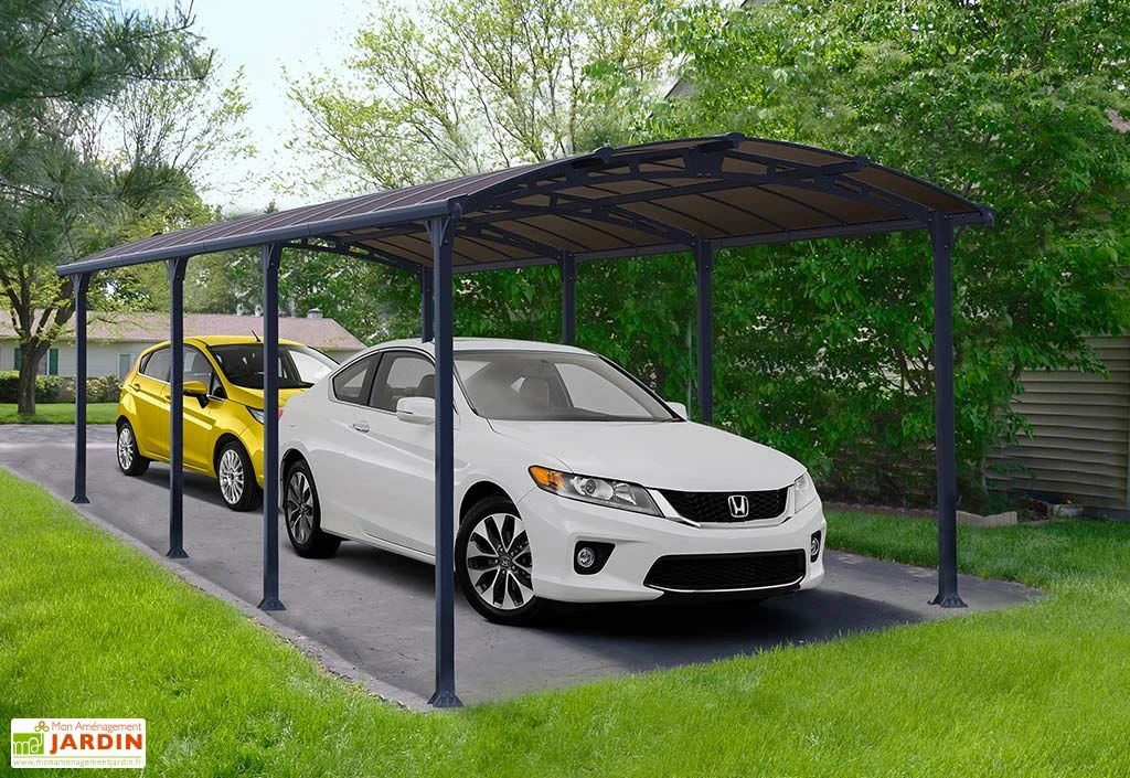 Carport Arcadia 8,63 X 3,59 M Gris | Palram - Canopia 1 Carport Arcadia 8,63 X 3,59 M Gris | Palram - Canopia