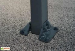 Carport Arcadia 8,63 X 3,59 M Gris | Palram - Canopia 11 Carport Arcadia 8,63 X 3,59 M Gris | Palram - Canopia -Promos Jardin Garage Magasin carport aluminium polycarbonate palram arcadia ancrage 4