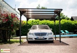Carport En Aluminium Toit Plat (294x500cm)