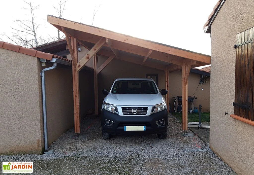 Carport En Bois Douglas Toit 1 Pente 12 à 20 M² – Provence 4 Poteaux 1 Carport En Bois Douglas Toit 1 Pente 12 à 20 M² – Provence 4 Poteaux