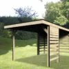 Carport En Bois 1 Voiture (4,80x2,98m)