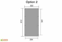 Carport Bois Optima 1 Voiture (Plusieurs Tailles) 9 Carport Bois Optima 1 Voiture (Plusieurs Tailles) -Promos Jardin Garage Magasin carport bois optima 2 taille