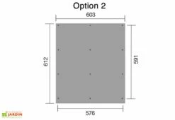 Carport Bois Optima Duo 2 Voitures (Plusieurs Tailles) -Promos Jardin Garage Magasin carport bois optima duo 2 taille