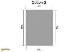 Carport Bois Optima Duo 2 Voitures (Plusieurs Tailles) -Promos Jardin Garage Magasin carport bois optima duo 3 taille