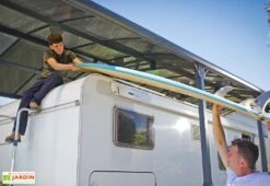 Carport Camping-car Alpine 8,63 X 3,52 M Gris | Palram - Canopia 11 Carport Camping-car Alpine 8,63 X 3,52 M Gris | Palram - Canopia -Promos Jardin Garage Magasin carport camping car alpine 863cm palram canopia 2