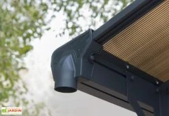 Carport Camping-Car Aluminium/Polycarbonate Alpine 10600 38 M² -Promos Jardin Garage Magasin carport camping car aluminium polycarbonate alpine palram gouttieres