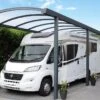 Carport Camping-Car Aluminium Et Polycarbonate 16 Mm 800x300x330cm