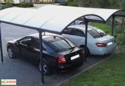 Carport Double Aluminium Et Polycarbonate 590 X 485 Cm 7 Carport Double Aluminium Et Polycarbonate 590 X 485 Cm -Promos Jardin Garage Magasin carport double aluminium polycarbonate car6048 2