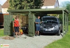 Carport En Bois PLUS XL (5x6) 9 Carport En Bois PLUS XL (5x6) -Promos Jardin Garage Magasin carport en bois plus xl 5x6