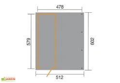 Carport En Bois PLUS XL (5x6) 10 Carport En Bois PLUS XL (5x6) -Promos Jardin Garage Magasin carport en bois plus xl 5x6 2