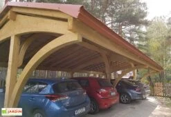 Carport 4 Voitures En Bois Traité Revelatio 4 - 69 M² 6 Carport 4 Voitures En Bois Traité Revelatio 4 - 69 M² -Promos Jardin Garage Magasin carport en bois revelatio 4 vehicules 12 x 6 m jagram
