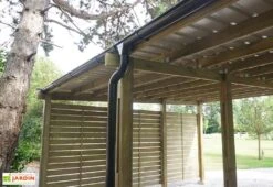Carport En Bois Traité 2 Voitures 38 M² - Shelty 2 8 Carport En Bois Traité 2 Voitures 38 M² - Shelty 2 -Promos Jardin Garage Magasin carport shelty deux voiture 5