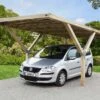 Carport Simple En Bois De Pin Traité Sans Couverture – 18,48 M²