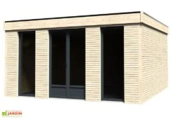 Chalet En Bois Habitable Isolé 90 Mm Double Vitrage Toit Plat 23,04 M² 9 Chalet En Bois Habitable Isolé 90 Mm Double Vitrage Toit Plat 23,04 M² -Promos Jardin Garage Magasin chalet abri habitable bois decorhome 21m2 3