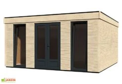 Chalet En Bois Habitable Isolé 90 Mm Double Vitrage Toit Plat 23,04 M² 10 Chalet En Bois Habitable Isolé 90 Mm Double Vitrage Toit Plat 23,04 M² -Promos Jardin Garage Magasin chalet en bois 23m2 habitable 1