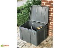 Coffre De Jardin Avec Grenouillères Cadenassables – 140 L 9 Coffre De Jardin Avec Grenouillères Cadenassables – 140 L -Promos Jardin Garage Magasin coffre de jardin gris clair 2
