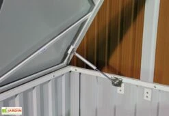 Coffre De Jardin En Métal Gris Anthracite Duramax - 174 X 73 X 73 Cm 9 Coffre De Jardin En Métal Gris Anthracite Duramax - 174 X 73 X 73 Cm -Promos Jardin Garage Magasin coffre de rangement metal 1