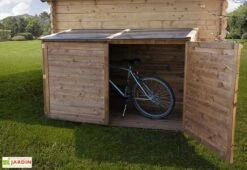 Coffre De Rangement En Bois Autoclave Trocadero 2000 L -Promos Jardin Garage Magasin coffre en bois trocadero 2000litres