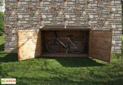 Coffre De Rangement En Bois Autoclave Trocadero 2000 L -Promos Jardin Garage Magasin coffre en bois trocadero 2000litres 3