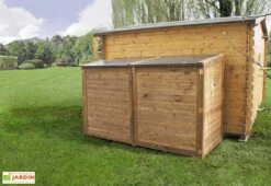 Coffre De Rangement En Bois Autoclave Trocadero 2000 L -Promos Jardin Garage Magasin coffre en bois trocadero 2000litres 5