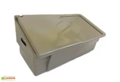 Coffre De Jardin Avec Poignées – 100 L 8 Coffre De Jardin Avec Poignées – 100 L -Promos Jardin Garage Magasin coffre jardin 100l taupe 1