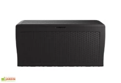 Coffre De Jardin Keter Gris En Résine Tressée – Samoa 270 L 6 Coffre De Jardin Keter Gris En Résine Tressée – Samoa 270 L -Promos Jardin Garage Magasin coffre jardin keter resine tressee marron samoa 270l 2