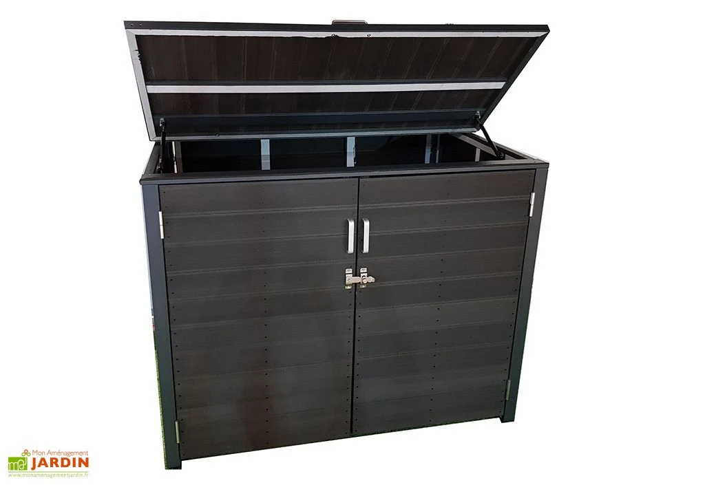 Coffre De Jardin En Composite 155 X 115 X 120 Cm – Util’ Multifonctions 2 Coffre De Jardin En Composite 155 X 115 X 120 Cm – Util’ Multifonctions – Image 2