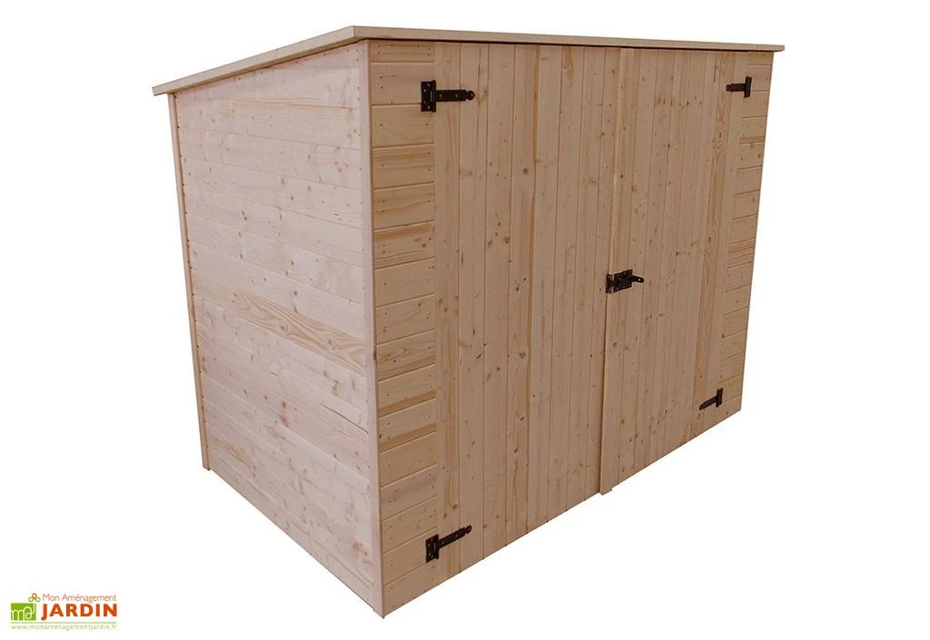 Coffre De Rangement Bois Pour Vélos Motos - 125 X 220 X 162 Cm 1 Coffre De Rangement Bois Pour Vélos Motos - 125 X 220 X 162 Cm