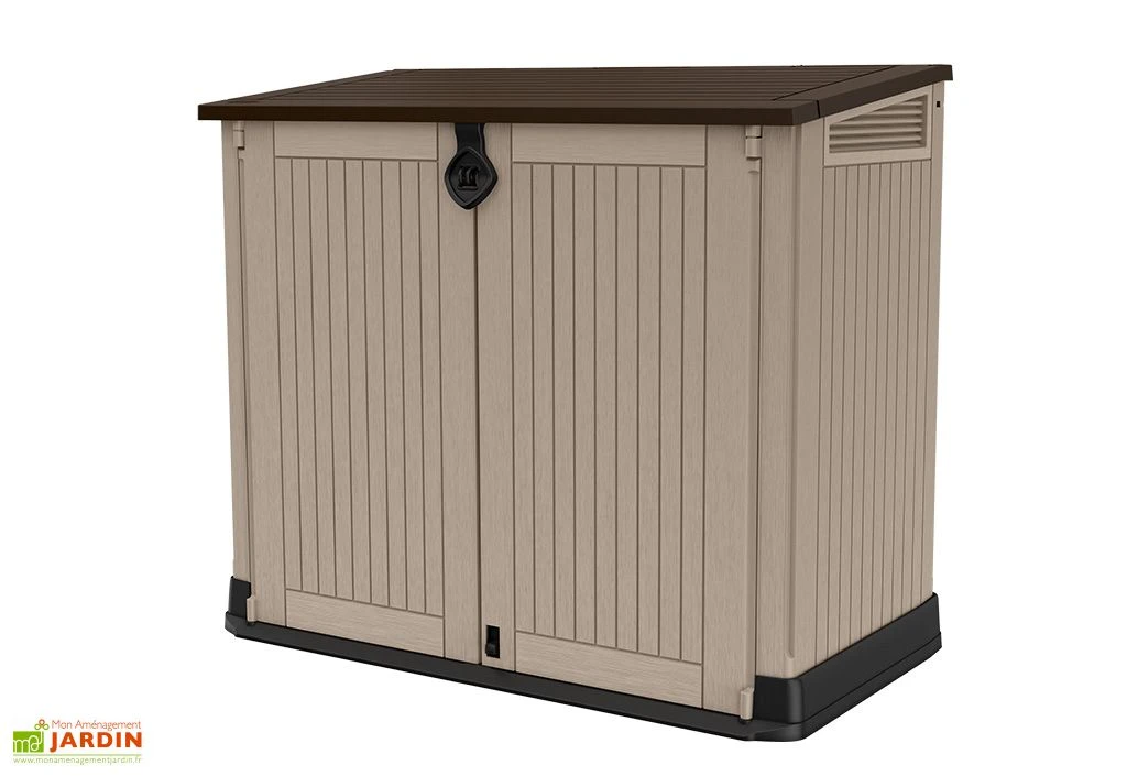 Coffre De Rangement Extérieur En Résine 880 L Avec Couvercle Sur Vérins 1 Coffre De Rangement Extérieur En Résine 880 L Avec Couvercle Sur Vérins