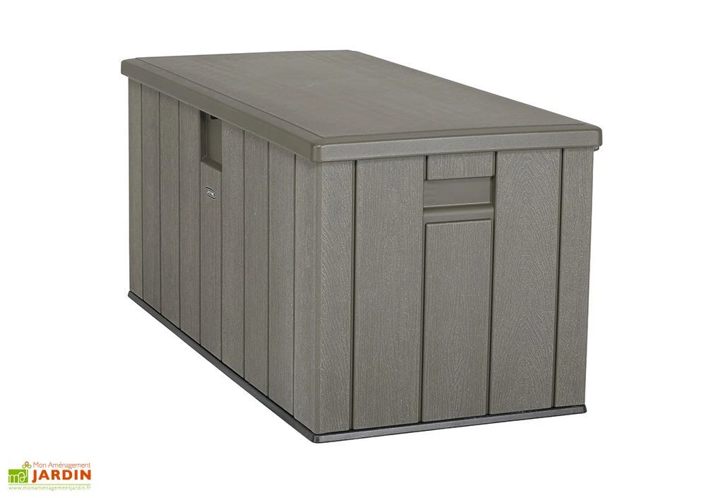 Coffre De Rangement En Lifetime En PEHD Imitation Bois 570 L 6 Coffre De Rangement En Lifetime En PEHD Imitation Bois 570 L – Image 6