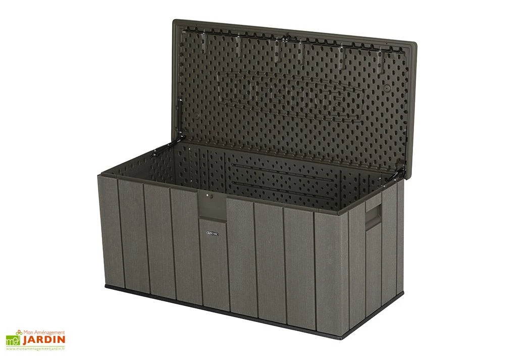 Coffre De Rangement En Lifetime En PEHD Imitation Bois 570 L 4 Coffre De Rangement En Lifetime En PEHD Imitation Bois 570 L – Image 4