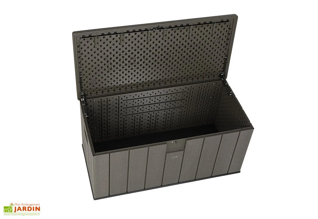 Coffre De Rangement En Lifetime En PEHD Imitation Bois 570 L 5 Coffre De Rangement En Lifetime En PEHD Imitation Bois 570 L – Image 5