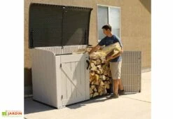 Coffre De Rangement Lifetime En PEHD 2124L -Promos Jardin Garage Magasin coffre rangement resine 60170 4