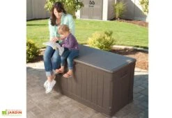 Lifetime Coffre De Rangement Polyéthylène 439L (128x64x67) 11 Lifetime Coffre De Rangement Polyéthylène 439L (128x64x67) -Promos Jardin Garage Magasin coffre rangement resine lifetime 2