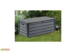 Keter Coffre De Rangement Brossium En Résine 455L -Promos Jardin Garage Magasin coffre resine brossium 455l 2