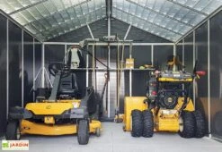 Abri De Jardin En Polycarbonate Et Aluminium Yukon 15 M² - Gris -Promos Jardin Garage Magasin detail abri jardin pvc yukon palram 6 3